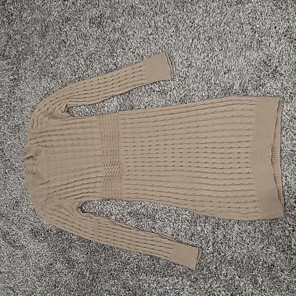 Cable knit dress
